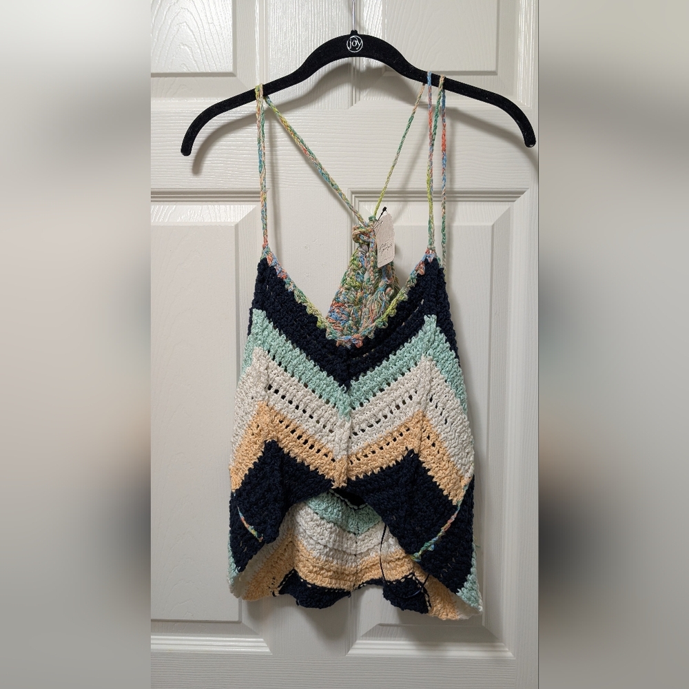 NWT Free People Swim Up Tank Crochet Size XS